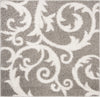 Safavieh New York Shag SG167C Light Grey Area Rug Square Image