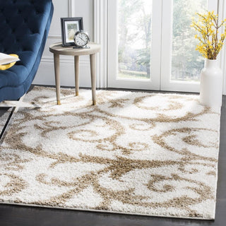 Safavieh New York Shag SG167H Ivory/Beige Area Rug Lifestyle Image