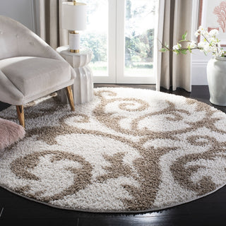 Safavieh New York Shag SG167H Ivory/Beige Area Rug Lifestyle Image