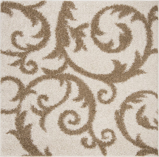 Safavieh New York Shag SG167H Ivory/Beige Area Rug Square Image