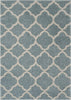 Safavieh New York Shag SG168D Blue/Ivory Area Rug main image