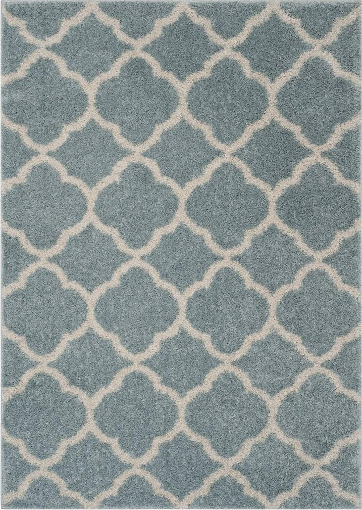 Safavieh New York Shag SG168D Blue/Ivory Area Rug main image
