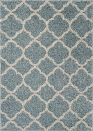 Safavieh New York Shag SG168D Blue/Ivory Area Rug main image