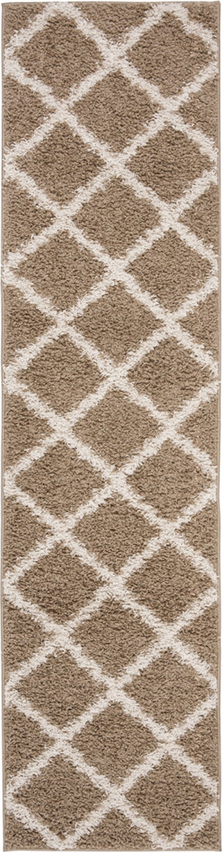 Safavieh New York Shag SG169A Dark Beig/Ivory Area Rug Runner Image