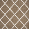 Safavieh New York Shag SG169A Dark Beig/Ivory Area Rug Square Image