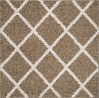 Safavieh New York Shag SG169A Dark Beig/Ivory Area Rug Square Image