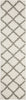 Safavieh New York Shag SG169B Ivory/Grey Area Rug Runner Image