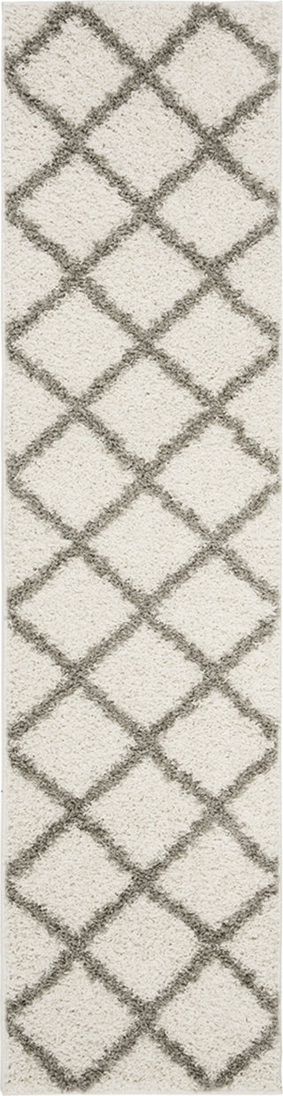 Safavieh New York Shag SG169B Ivory/Grey Area Rug Runner Image