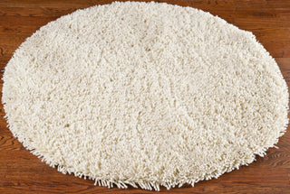 Safavieh Shag Classic Ultra White Area Rug Round