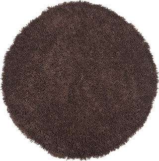 Safavieh Shag Classic Ultra Chocolate Area Rug Round