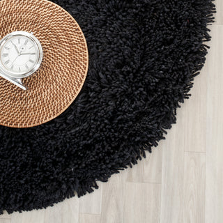 Safavieh Shag Classic Ultra Black Area Rug 