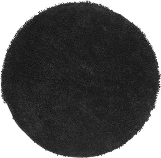 Safavieh Shag Classic Ultra Black Area Rug Round