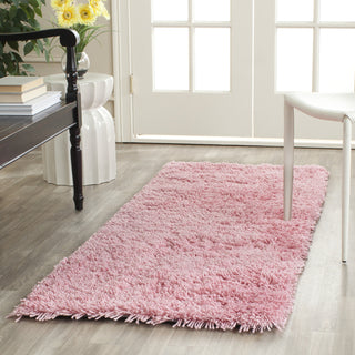 Safavieh Shag Classic Ultra Pink Area Rug Room Scene Feature