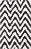 Safavieh Shag Chevron Ivory/Black Area Rug Main