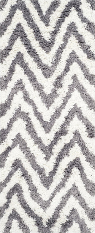 Safavieh Shag Chevron Ivory/Grey Area Rug 