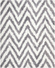 Safavieh Shag Chevron Ivory/Grey Area Rug Main