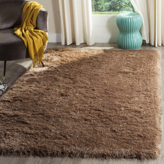 Safavieh Shag Venice Taupe Area Rug Room Scene Feature