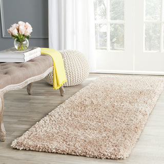 Safavieh Shag Popcorn Beige Area Rug Room Scene Feature