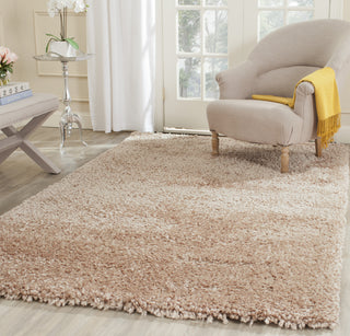 Safavieh Shag Popcorn Beige Area Rug Room Scene