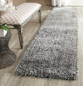 Safavieh Shag Popcorn Silver Area Rug Room Scene Feature