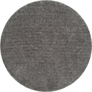 Safavieh Shag Popcorn Silver Area Rug Round