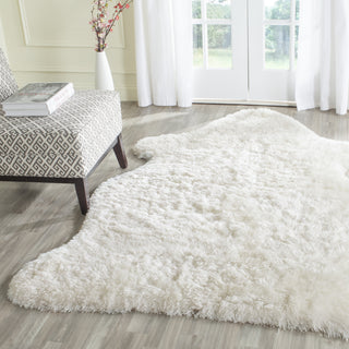 Safavieh Arctic Shag Ivory Area Rug Room Scene