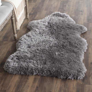 Safavieh Arctic Shag Grey Area Rug Room Scene