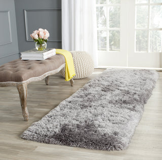 Safavieh Arctic Shag Grey Area Rug Room Scene Feature