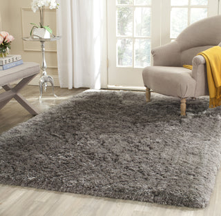 Safavieh Arctic Shag Grey Area Rug Room Scene