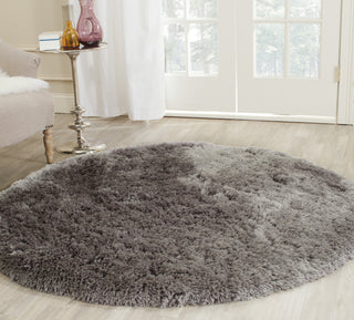 Safavieh Arctic Shag Grey Area Rug Room Scene