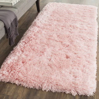 Safavieh Arctic Shag Pink Area Rug Room Scene