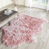 Safavieh Arctic Shag Pink Area Rug Room Scene