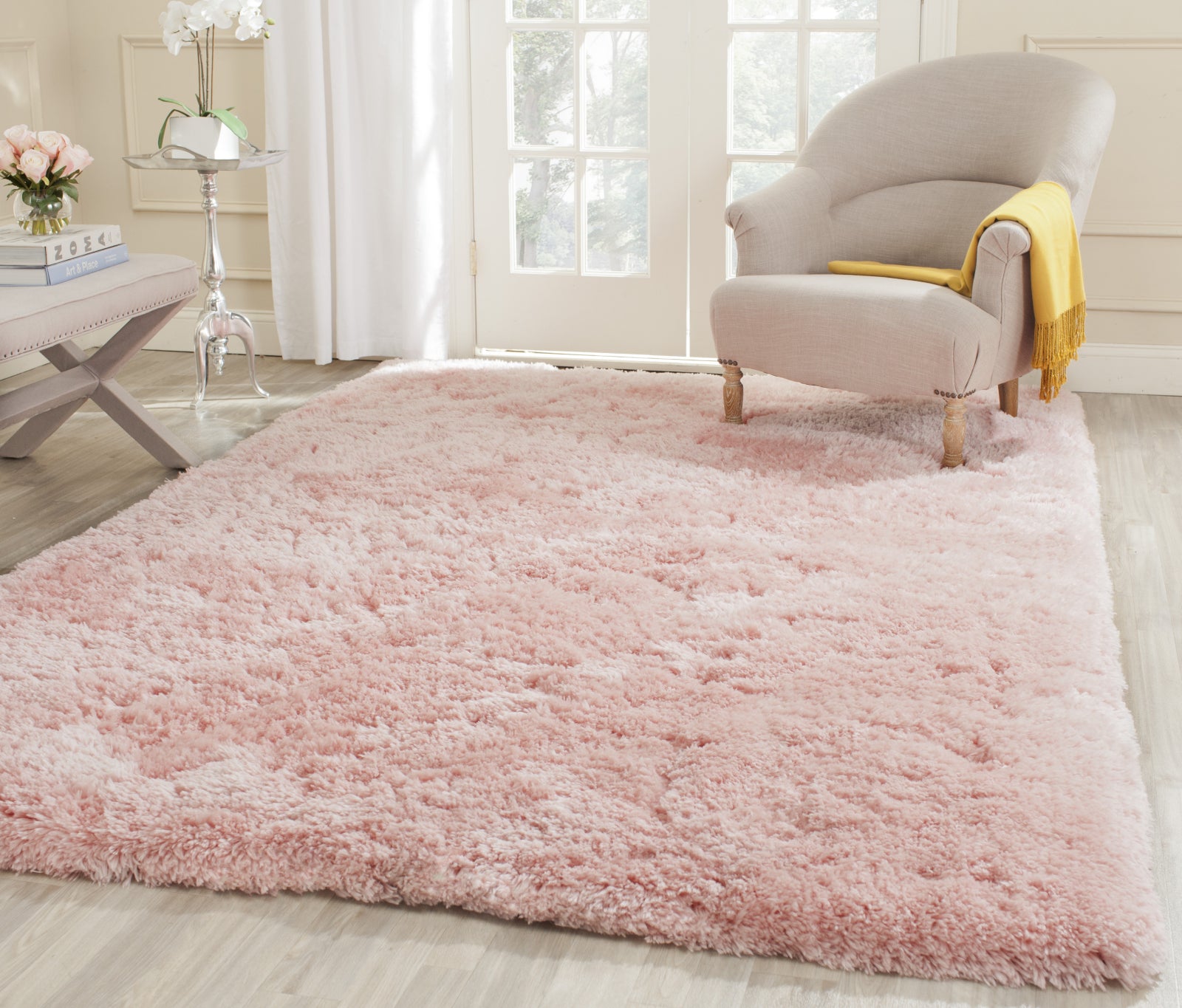 Safavieh Arctic Shag Pink Area Rug – Incredible Rugs and Decor