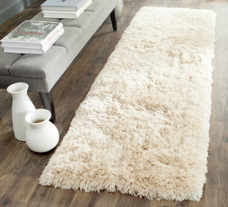 Safavieh Arctic Shag Light Beige Area Rug Room Scene Feature