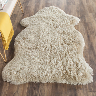 Safavieh Arctic Shag Light Beige Area Rug Room Scene