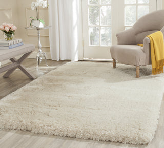 Safavieh Arctic Shag Light Beige Area Rug Room Scene