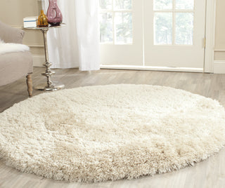 Safavieh Arctic Shag Light Beige Area Rug Room Scene