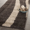 Safavieh Shag SG451 Dark Brown/Beige Area Rug  Feature