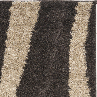 Safavieh Shag SG451 Dark Brown/Beige Area Rug 