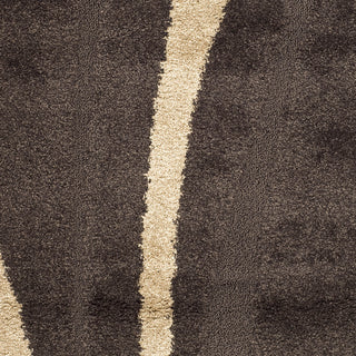 Safavieh Shag SG451 Dark Brown/Beige Area Rug 