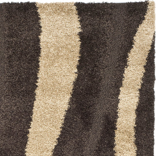 Safavieh Shag SG451 Dark Brown/Beige Area Rug 