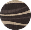Safavieh Shag SG451 Dark Brown/Beige Area Rug 