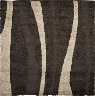 Safavieh Shag SG451 Dark Brown/Beige Area Rug 