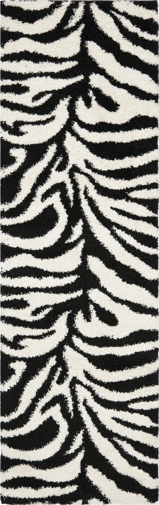 Safavieh Shag SG452 Ivory/Black Area Rug 