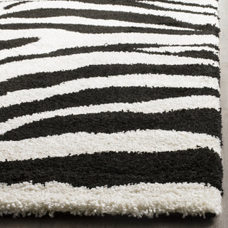 Safavieh Shag SG452 Ivory/Black Area Rug 