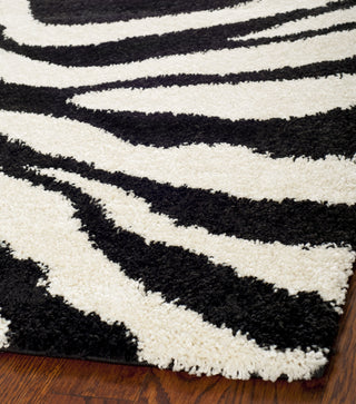 Safavieh Shag SG452 Ivory/Black Area Rug 