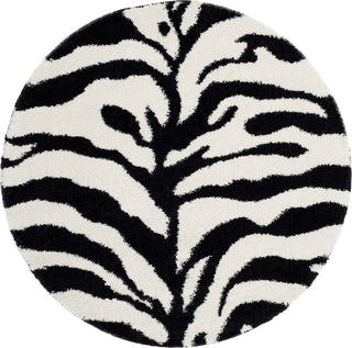 Safavieh Shag SG452 Ivory/Black Area Rug 