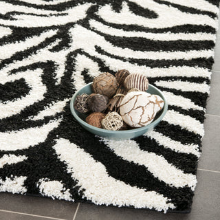 Safavieh Shag SG452 Ivory/Black Area Rug 