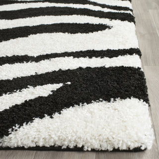 Safavieh Shag SG452 Ivory/Black Area Rug 