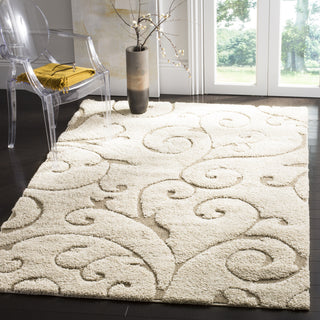 Safavieh Shag SG455 Cream/Beige Area Rug 